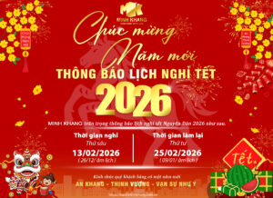 Bao Bì Minh Khang thông báo lịch nghỉ tết nguyên 2026
