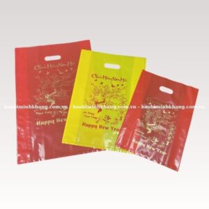 Túi nilon chúc mừng năm mới đa dạng kích thước