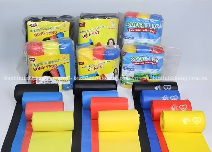 Ảnh túi rác Minh Khang đa dạng mẫu mã, đủ kích thước và sẵn sàng cung cấp giá sỉ tận xưởng toàn quốc