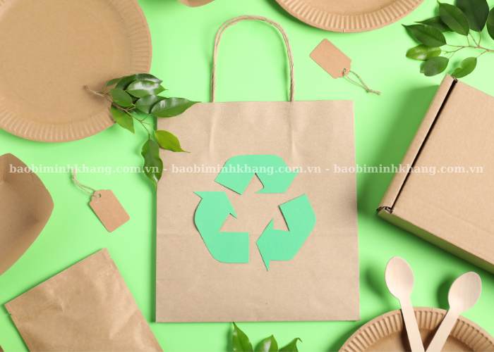 Bao bì sinh học làm từ giấy tái chế cho túi