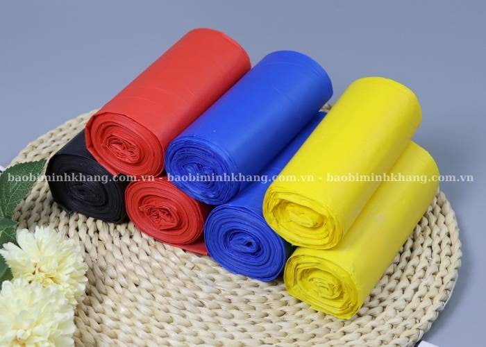 Túi rác cuộn thiết kế cuộn tròn gọn gàng, dễ bảo quản