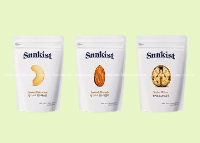 Bao bì sản phẩm với thiết kế tối giản