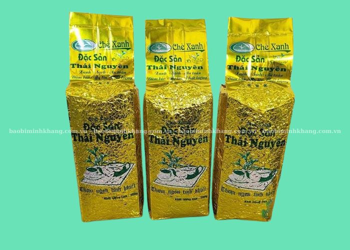 Bao bì trà đẹp hút chân không in sẵn ấm trắng