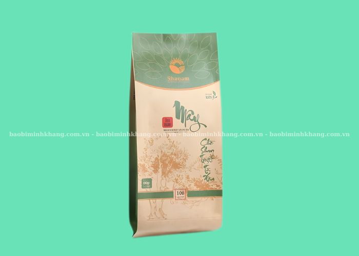 Bao bì trà túi 4 biên đựng trà đen 