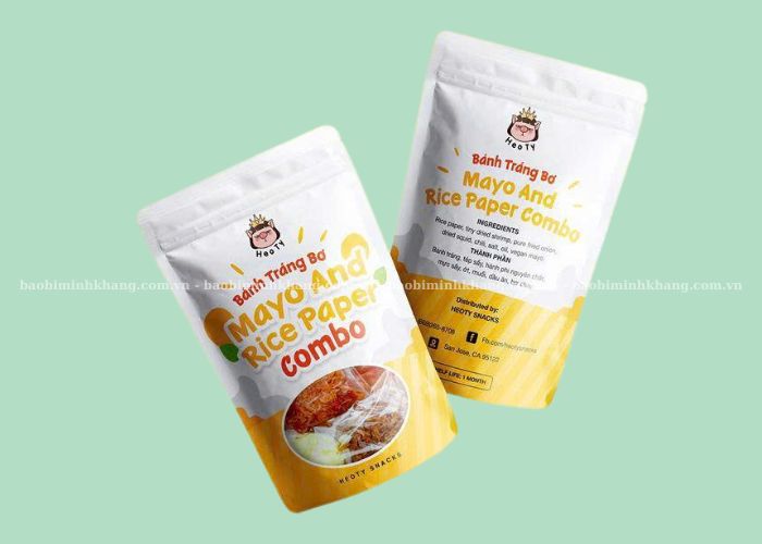 Các bao bì màng ghép phức đựng thực phẩm đều có cấu tạo từ 2-3 lớp