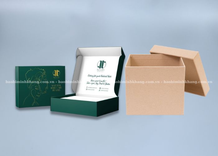Hộp giấy được làm từ nhiều chất liệu và có thiết kế đa dạng 