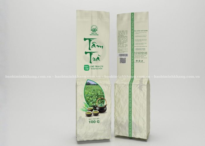 Thiết kế bao bì trà đẹp tối giản, tận dụng khoảng trống tạo cảm giác cao cấp