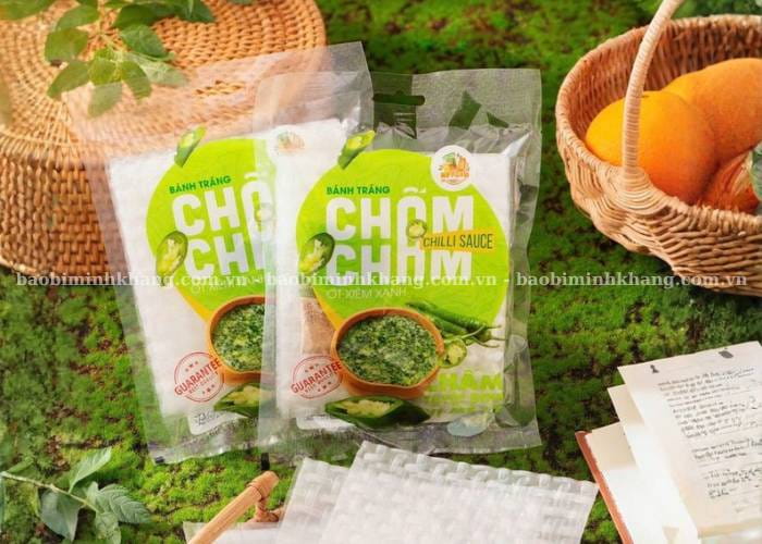 Túi 3 biên dùng để đựng bánh tráng 