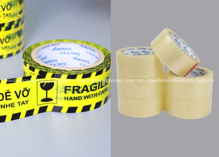 Bạn cần kiểm tra băng dính kỹ lưỡng khi nhận hàng để xác nhận đúng chất lượng