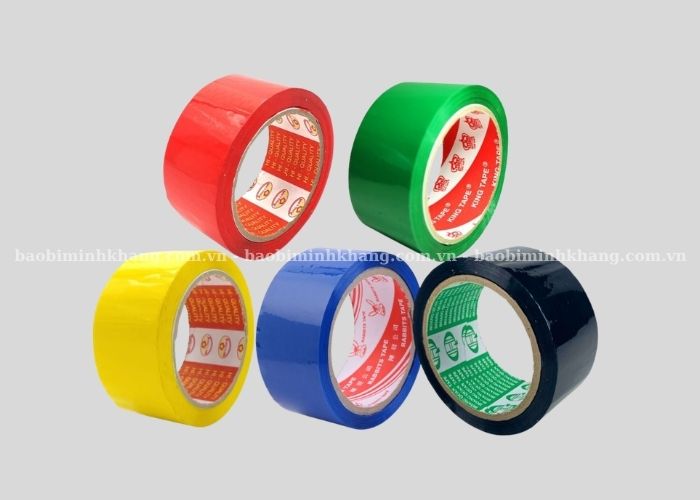 Băng keo OPP màu hỗ trợ phân loại hàng trong kho