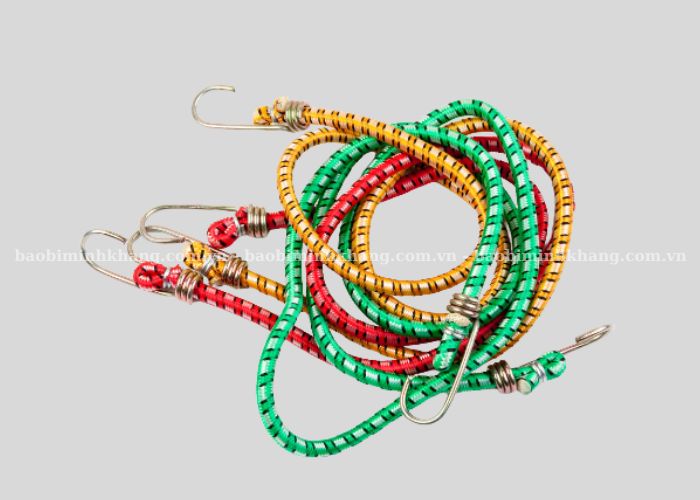 Dây thun buộc hàng móc thép phù hợp để buộc thùng hàng vừa đến nặng