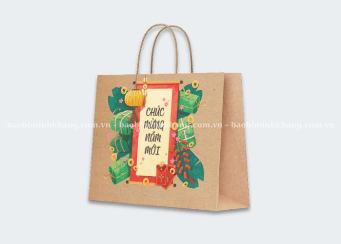 Mẫu bao bì Tết thân thiện môi trường, phù hợp xu hướng sử dụng vật liệu bền vững
