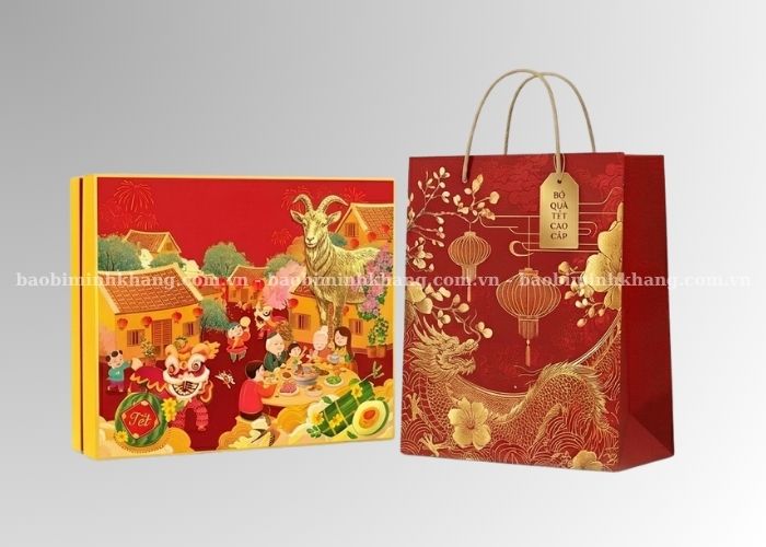Minh Khang - Địa chỉ sản xuất và in ấn bao bì tết theo yêu cầu, giá rẻ tại HCM