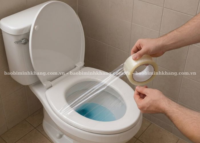 Thông bổn cầu bằng băng dính cực hiệu quả