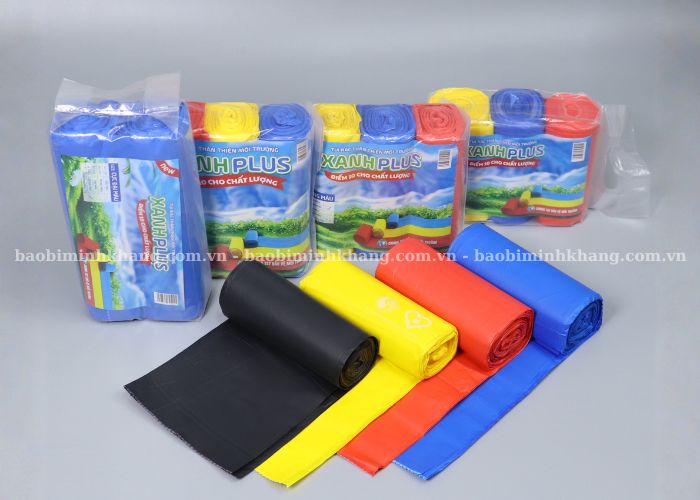 Túi rác tự huỷ chất liệu HDPE kết hợp phụ gia hỗ trợ phân rã sau sử dụng