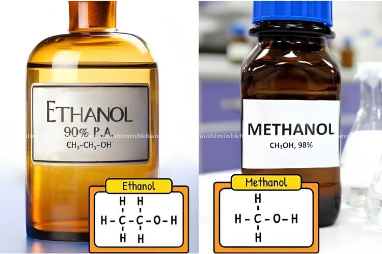 Cồn khô, cồn thạch được sản xuất từ 2 loại chính là Ethanol và Methanol