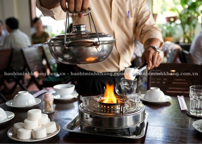 Cồn khô nấu lẩu dễ đốt cháy, ít khói, truyền nhiệt tốt 
