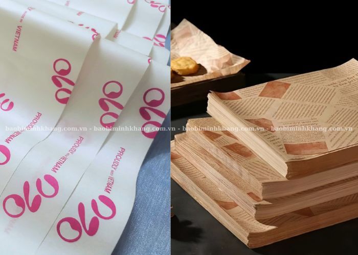 Giấy nến in hoạ tiết giúp tăng thẩm mỹ và nhận diện thương khi bọc thực phẩm