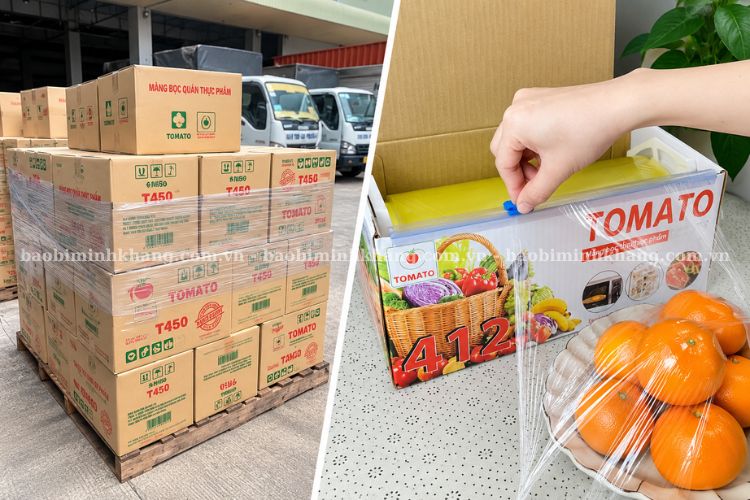 Minh Khang cung cấp màng bọc thực phẩm Tomato chất lượng, giá sỉ rẻ.