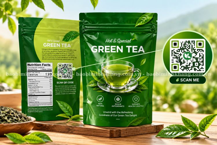 Vị trí mã QR trên bao bì cần dễ quan sát, không bong tróc.
